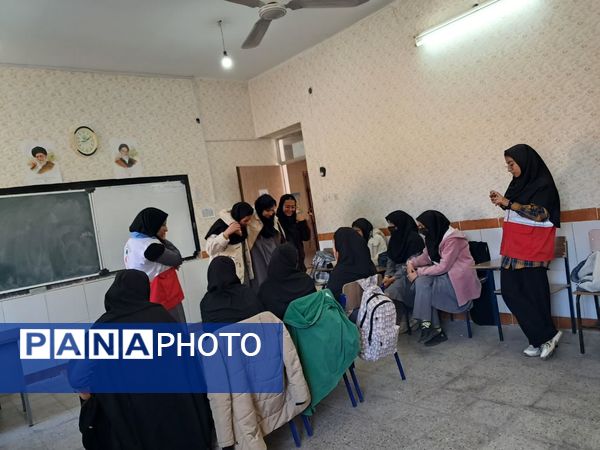 دبیرستان بنت الهدی میزبان بیست و هفتمین مانور زلزله تفت بود