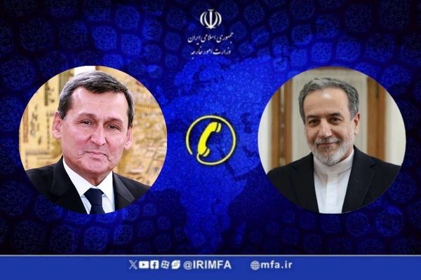 گفتگوی تلفنی وزرای امور خارجه جمهوری اسلامی ایران و ترکمنستان
