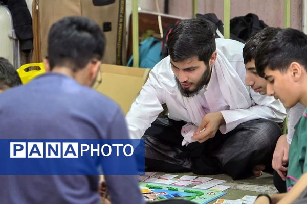 اجرای برنامه‌های متنوع برای دانش آموزان معتکف ناحیه دو شهرری 