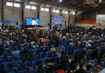 همایش روز بسیج در سالن شهید برونسی نیشابور