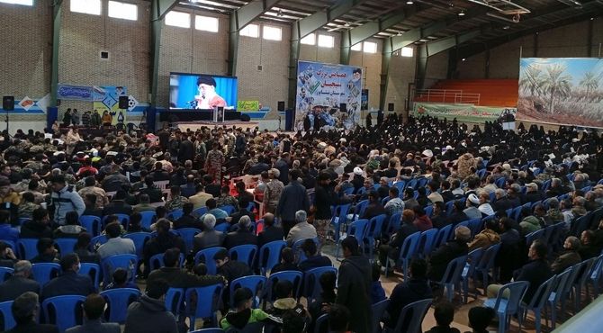 همایش روز بسیج در سالن شهید برونسی نیشابور