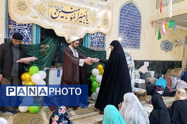 مراسم اختتامیه اعتکاف دانش آموزی در ناحیه دو شهرری 