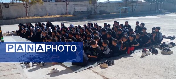 مراسم سوگواری شهادت حضرت فاطمه  زهرا  (س) در مدرسه صغری عبداللهیان خلیل آباد