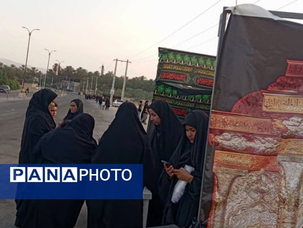 موکب شهید مجتبی شریفی در راه خدمت به جا ماندگان اربعین