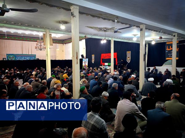 شهید خوشنام، میهمان مردم در مهدیه کاشمر شد