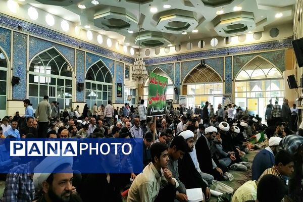 فریاد مرگ بر اسرائیل برای بار دیگر در نجف آباد 