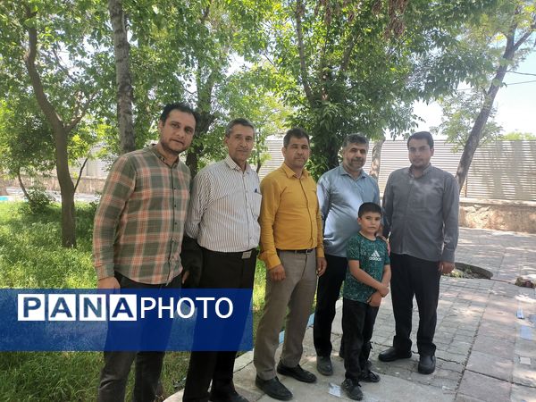 اردوی دانش‌آموزان مدرسه پسرانه مبین در پارک جنگلی شیروان
