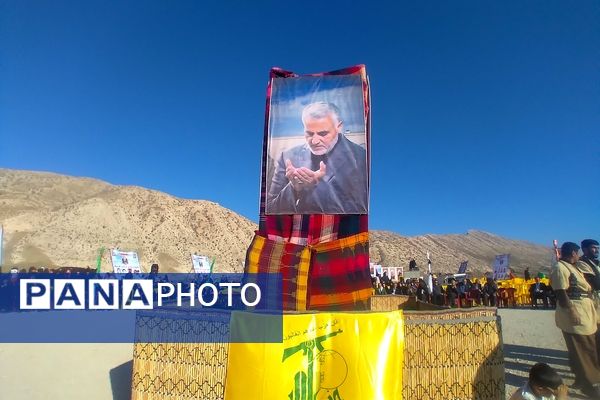 مراسم چمری به مناسبت پنجمین سالگرد شهادت سردار دلها در بخش بولی