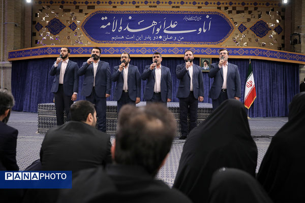 دیدار خانواده شهدای اقتدار با رهبر انقلاب در روز میلاد امیرالمومنین علیه‌السلام