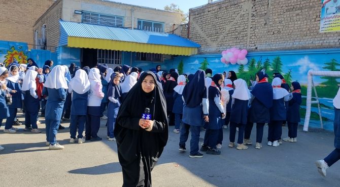 افتتاحیه سفیران سلامت در مدرسه شهید خاقانی شهرستان شیروان