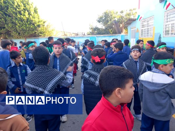 مراسم شهادت حضرت فاطمه(س) در مدرسه شهدای فرهنگی