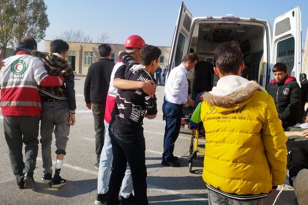 مانور زلزله در مدارس تمرینی برای کاهش خسارات و تلفات