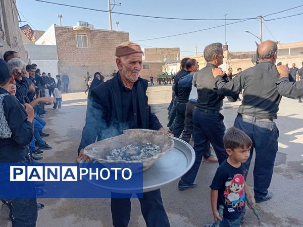 آیین سنتی"حسن - حسین"در روز اربعین حسینی در خلیل آباد