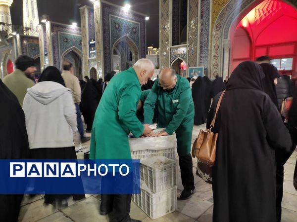 مراسم احیا در شب ۲۳ ماه رمضان در حرم مطهر رضوی 