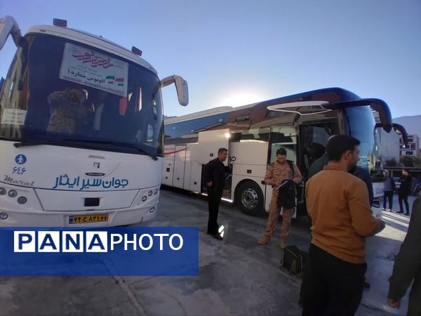 کاروان دانش‌آموزی راهیان نور از علی‌آباد کتول اعزام شد