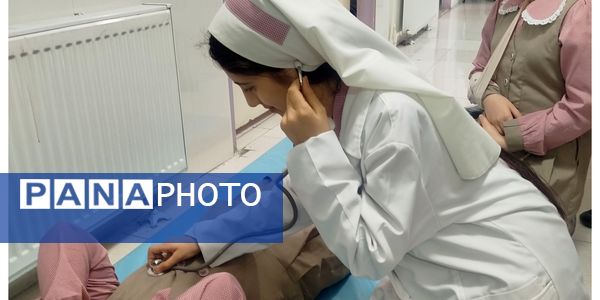 به صدا درآمدن آژیر مانور زلزله در دبستان ارمغان هستی ناحیه سه کرج