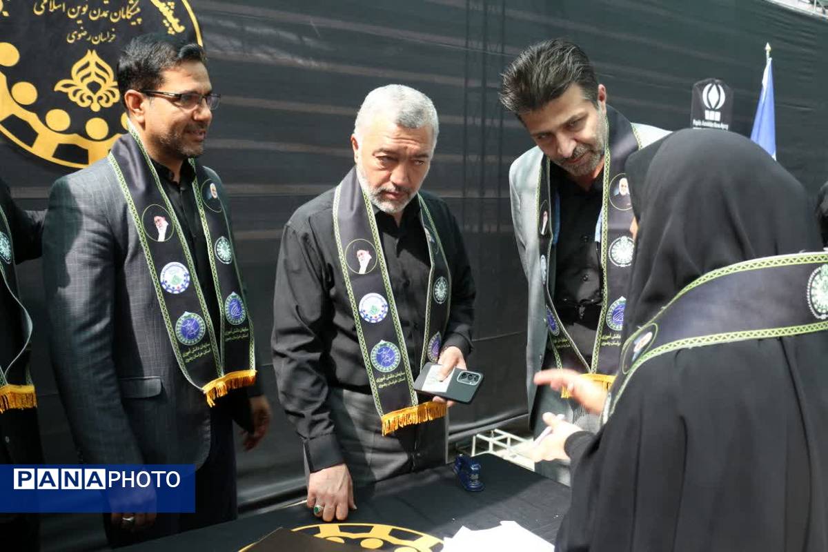 موکب سازمان دانشآموزی خراسان رضوی میزبان اقشار مختلف در روزهای سوگواری
