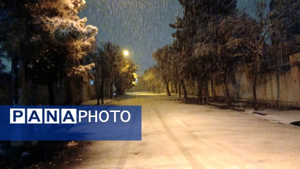 اواخر پاییز و سفید پوش شدن شهر