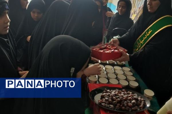 مراسم یادبود بانوی دو عالم حضرت فاطمه (س) در مدارس بروجرد 