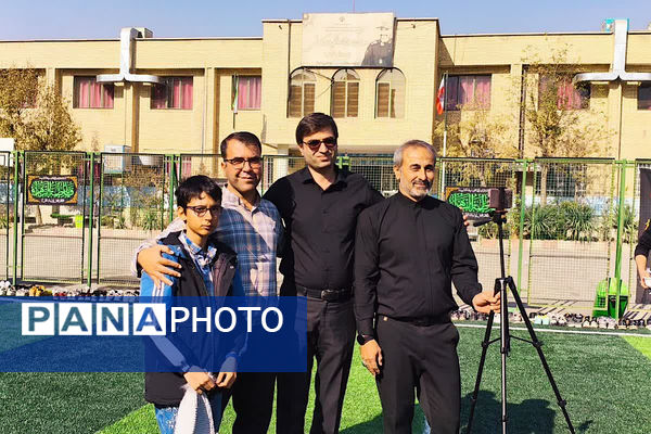 برگزاری مراسم عزاداری شهادت حضرت فاطمه الزهرا(س) در مدرسه شاهد شهیدکاظمی 