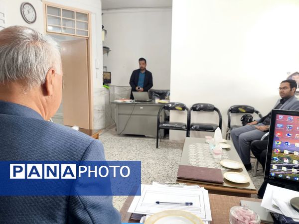 بازدید معاون پرورشی و کارشناس فرهنگی اداره آموزش پرورش  کاشمر از دبستان شهید پسندیده فدافن