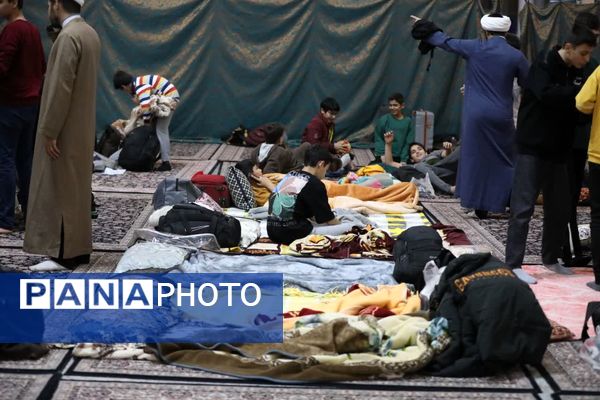 مراسم اعتکاف دانش آموزی در مسجد اعظم و مصلای قدس قم