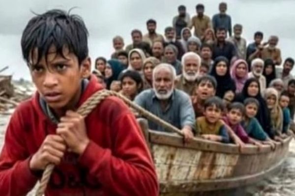 نوجوان شجاع سیریکی جان ۶۰ نفر را از سیلاب نجات داد