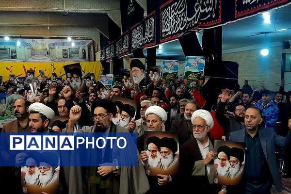حماسه ۹ دی زنده است؛ ورامینی‌ها بار دیگر با ولایت، پیمان بستند