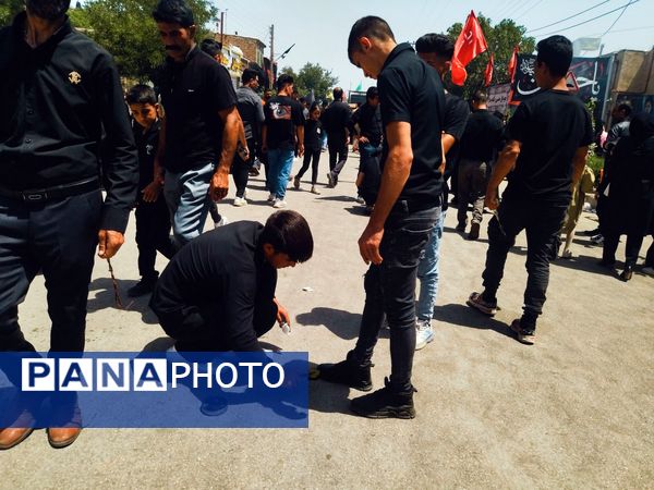 تعزیه خوانی و زنجیر زنی در روستای بزرگ فدیشه نیشابور