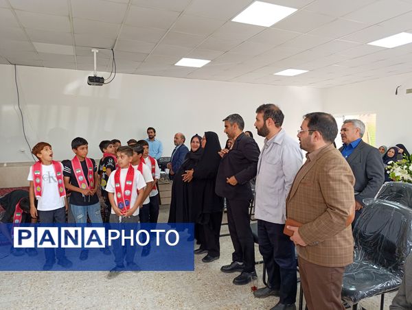 افتتاح سالن چند منظوره در دبستان پسرانه حضرت صاحب الزمان (عج)