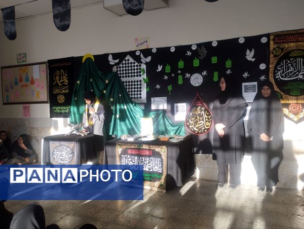 مراسم شهادت حضرت زهرا (س) در دبیرستان رفعت