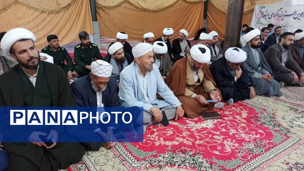  برگزاری همایش هفته وحدت در روستای درکش شهرستان سملقان