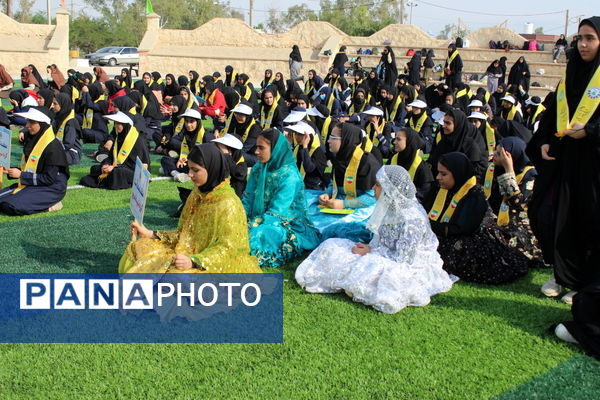 افتتاحیه اردوی تربیتی «تمشک» دختران استان بوشهر 