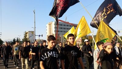 راهپیمایی جاماندگان اربعین در خوی