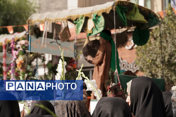 جلوه هایی از کاروان نمادین ورود کریمه اهل بیت به قم