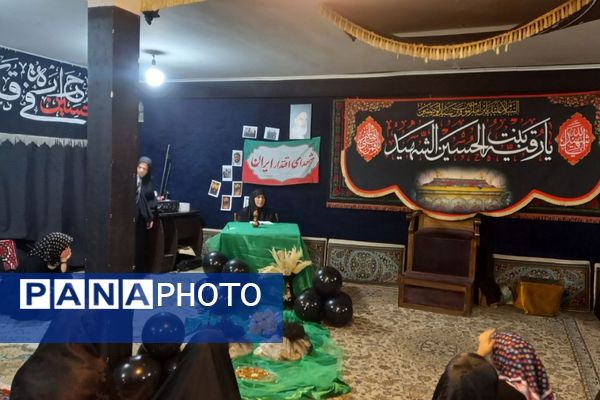 محفل دانش آموزی مقدامه در سوگ شهادت دختر سه‌ساله امام حسین(ع)
