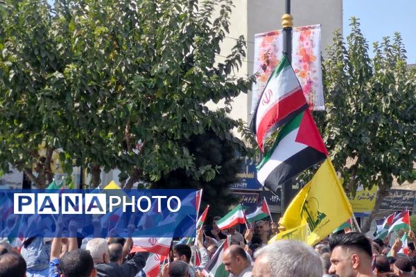 حضور پرشور مردم قرچک در راهپیمایی بشارت نصر