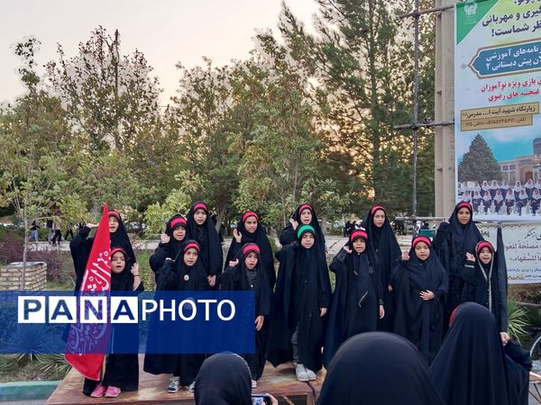 پیاده روی جاماندگان اربعین در کاشمر