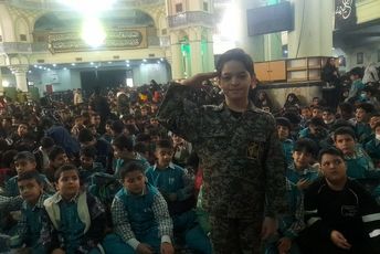 حضور نوگلان فاطمی در مصلای حرم حضرت عبدالعظیم حسنی (ع) شهرری