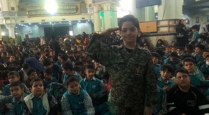 حضور نوگلان فاطمی در مصلای حرم حضرت عبدالعظیم حسنی (ع) شهرری