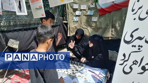 مواکب فرهنگی و پذیرایی در روز اربعین در امامزاده محروق و ابراهیم نیشابور 
