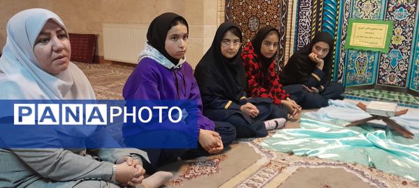 برگزاری سه‌شنبه‌های مهدوی با حضور هیئت‌های مذهبی دانش‌آموزی در دبیرستان فرزانگان استعداد درخشان ملارد