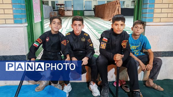  مراسم باشکوه عزاداری شب هفتم محرم در شهرستان مارگون