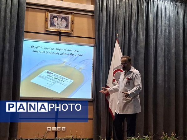 بازدید آموزشی دانشآموزان دبستان قاسمابنالحسن(ع) از مرکز انتقال خون یزد