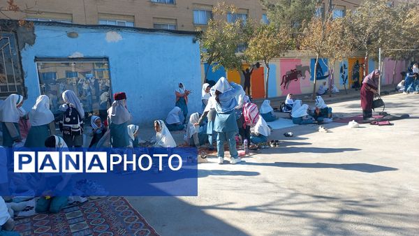 شادی و نشاط در روز جهانی کودک در دبستان لطیفه 