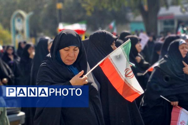 حضور پرشور مردم قرچک در راهپیمایی بشارت نصر