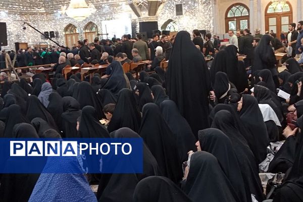 مراسم تدفین پیکر دیپلمات شهید حسین امیر عبداللهیان در حرم شاه عبدالعظیم حسنی