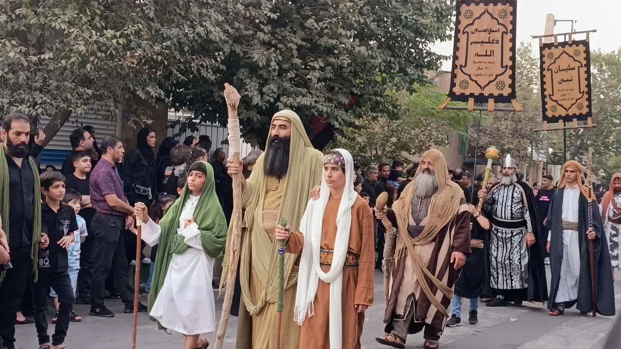 آیین ملی مذهبی خیمه‌برداری و خیمه‌کوبی در شهر تاریخی نوش آباد