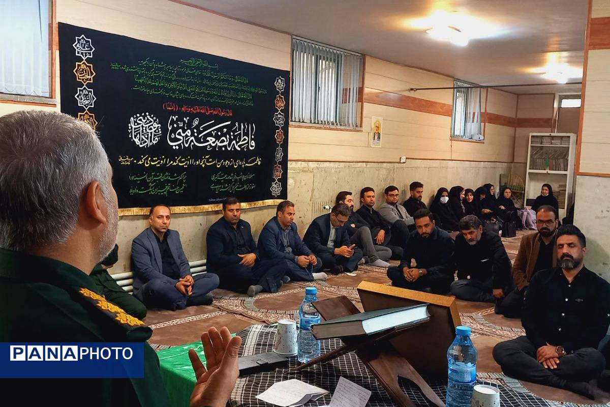  سوگواره فاطمی و گرامیداشت هفته بسیج در ورامین