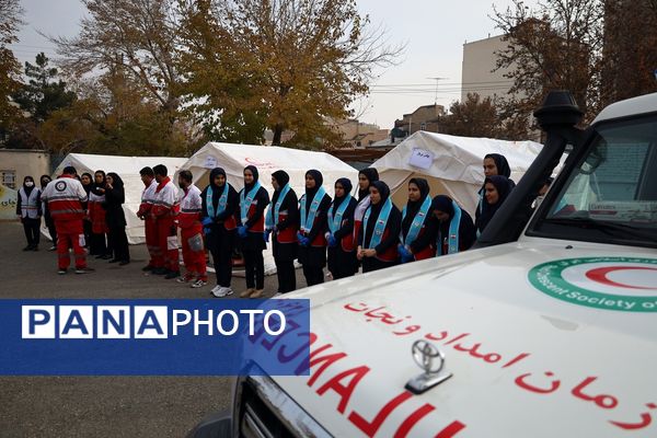 بیست و هفتمین مانور سراسری زلزله در آذربایجان غربی